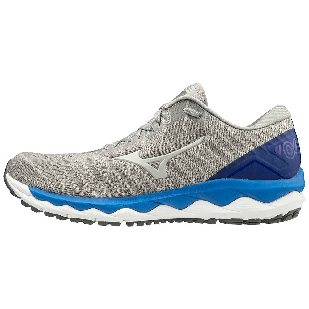 Mizuno Men's Wave Sky 4 WAVEKNIT™ 2E (Wide) Running Shoes Grey (411221-DEF)